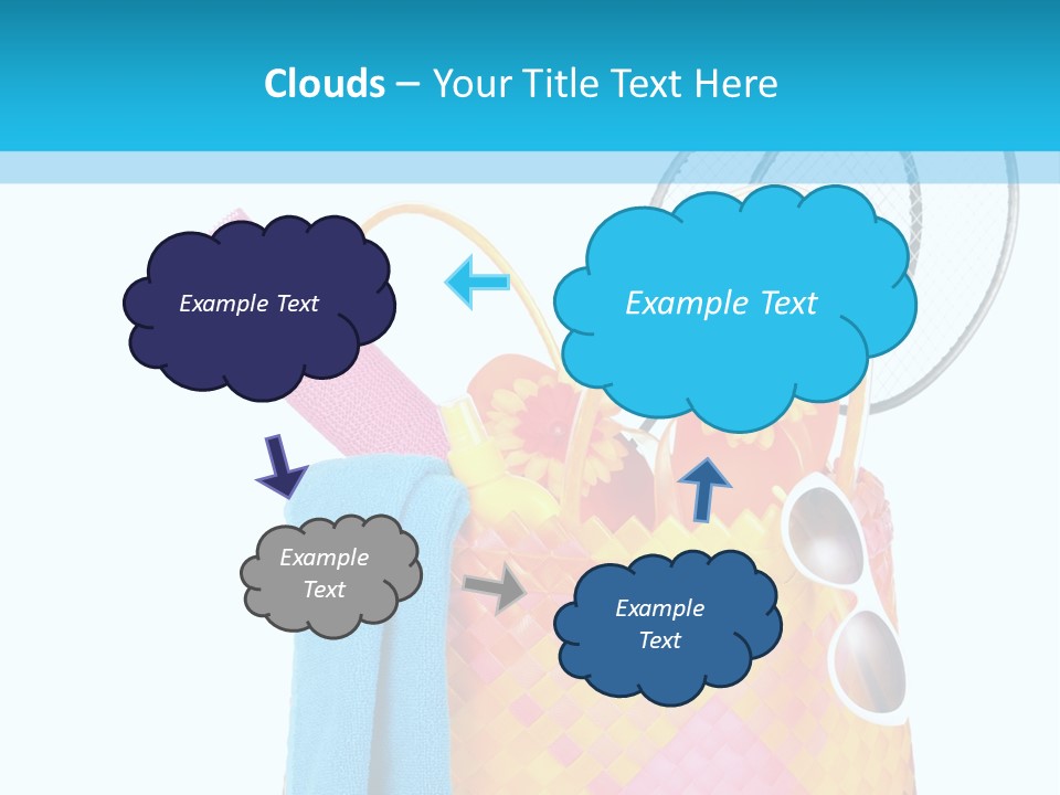 Background Glass Shoe PowerPoint Template