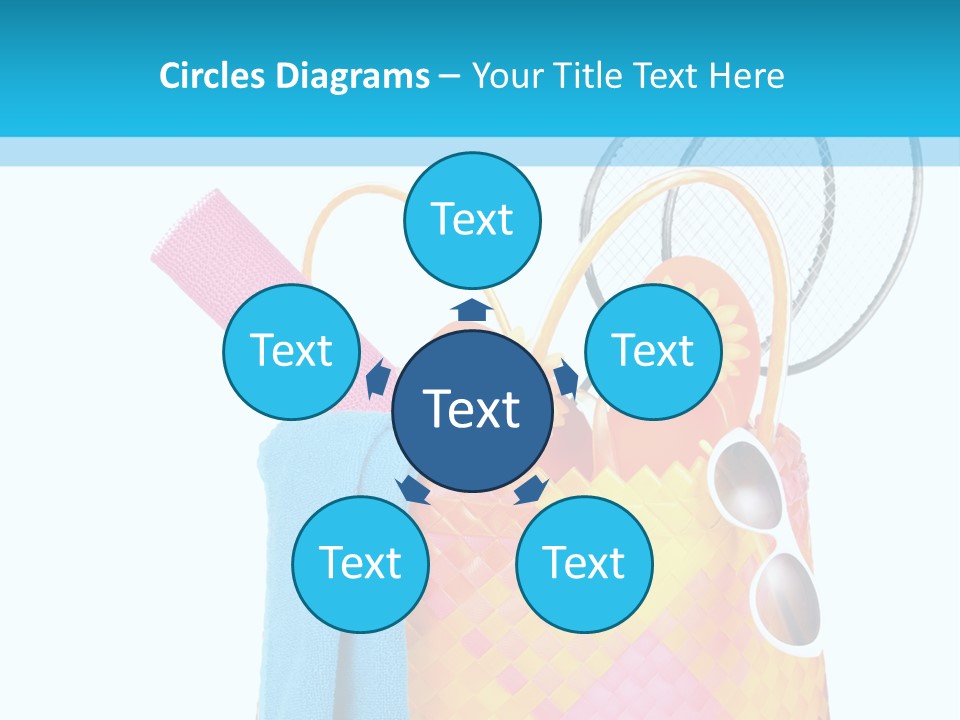 Background Glass Shoe PowerPoint Template