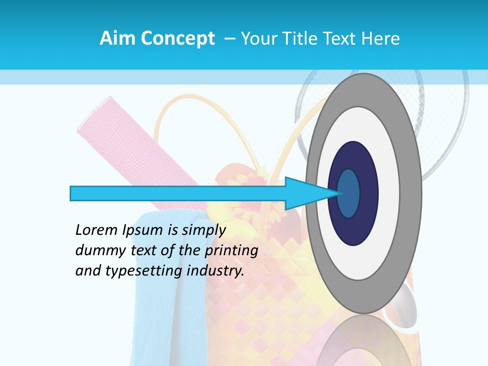 Background Glass Shoe PowerPoint Template