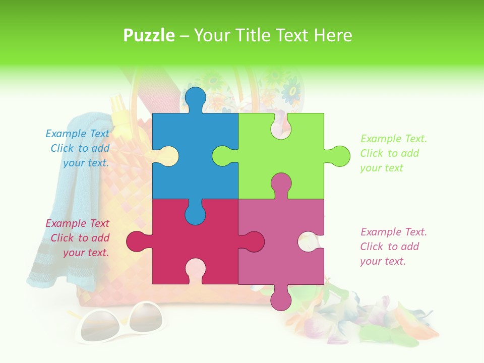 Shoe White Recreation PowerPoint Template