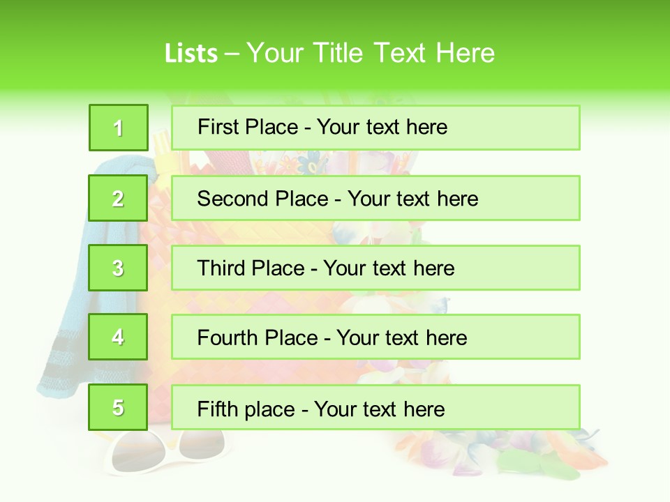Shoe White Recreation PowerPoint Template