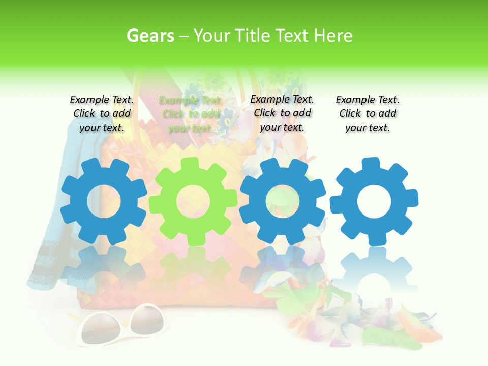 Shoe White Recreation PowerPoint Template