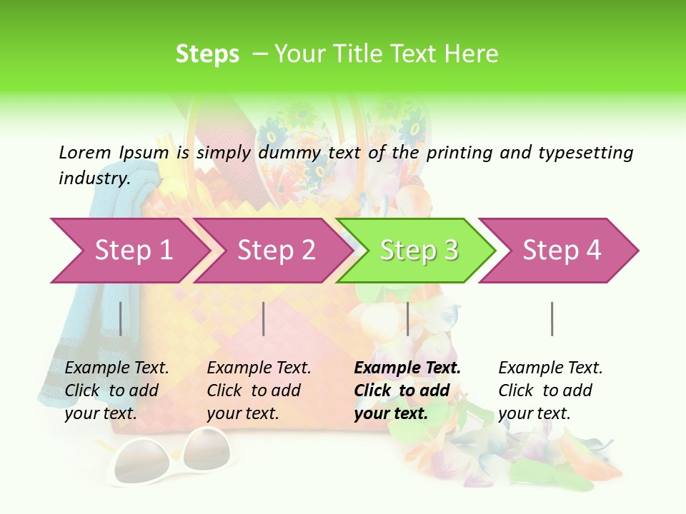 Shoe White Recreation PowerPoint Template