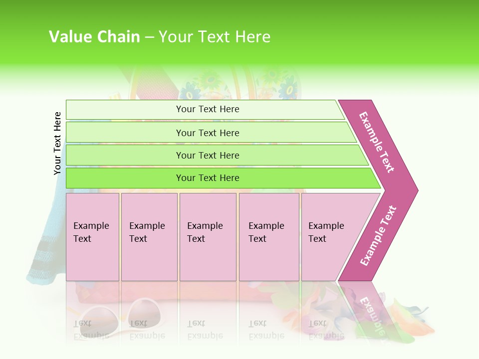 Shoe White Recreation PowerPoint Template