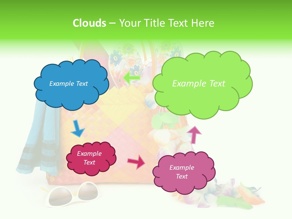 Shoe White Recreation PowerPoint Template