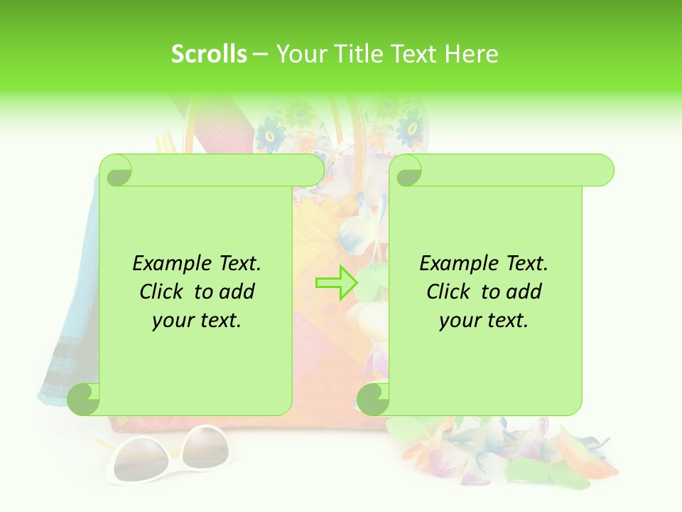 Shoe White Recreation PowerPoint Template