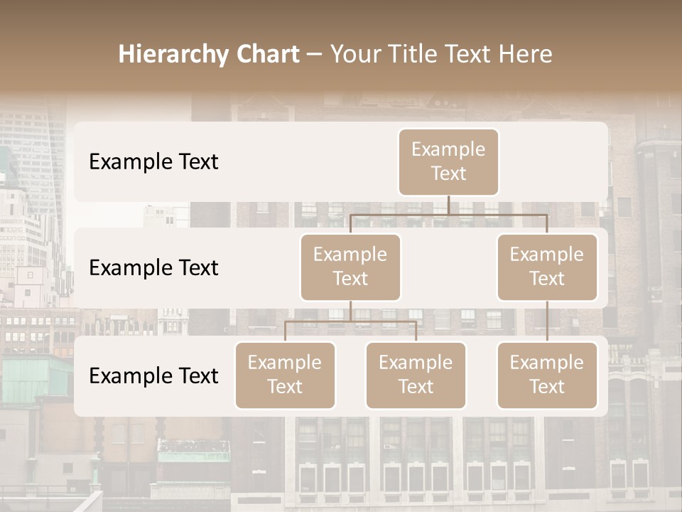 Side Manhattan Road PowerPoint Template