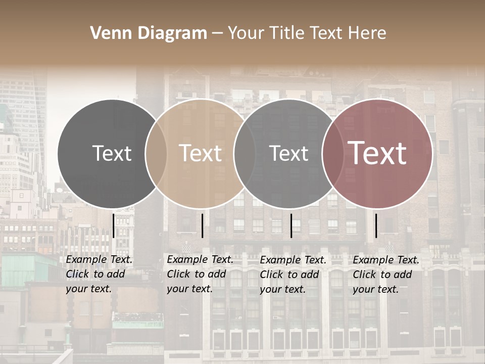 Side Manhattan Road PowerPoint Template