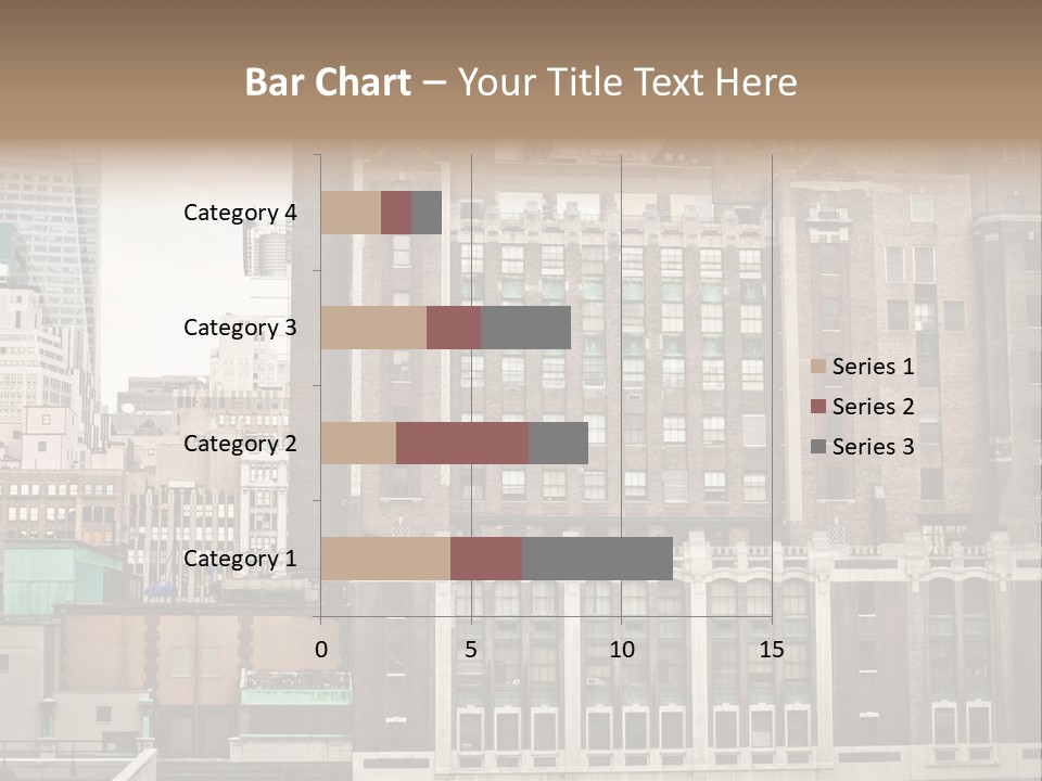 Side Manhattan Road PowerPoint Template