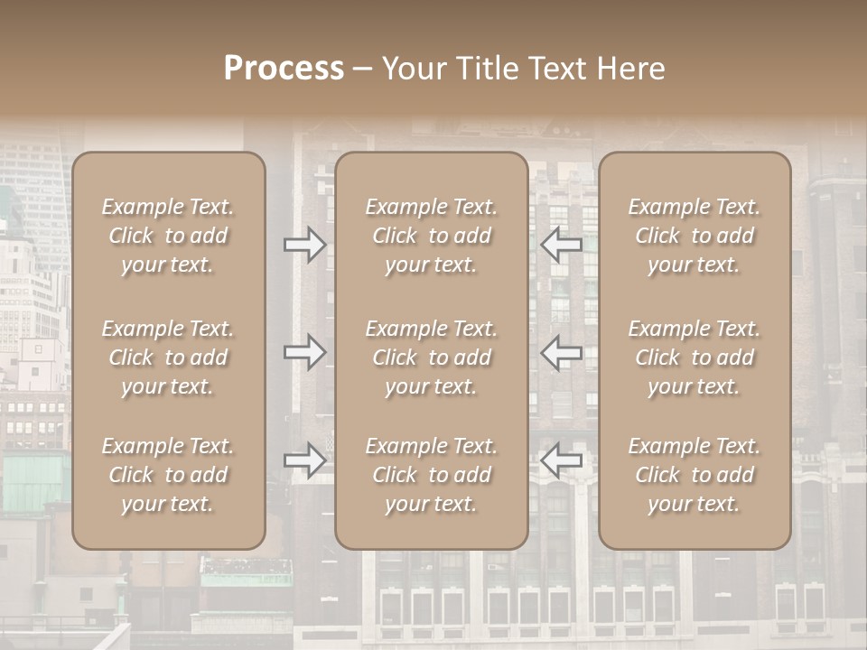 Side Manhattan Road PowerPoint Template