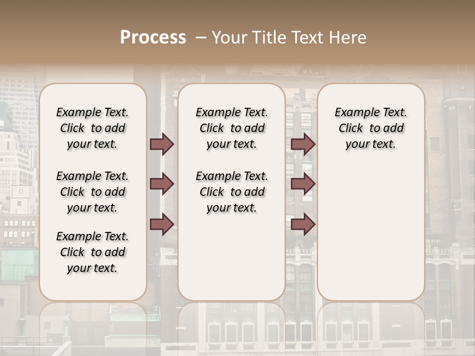 Side Manhattan Road PowerPoint Template