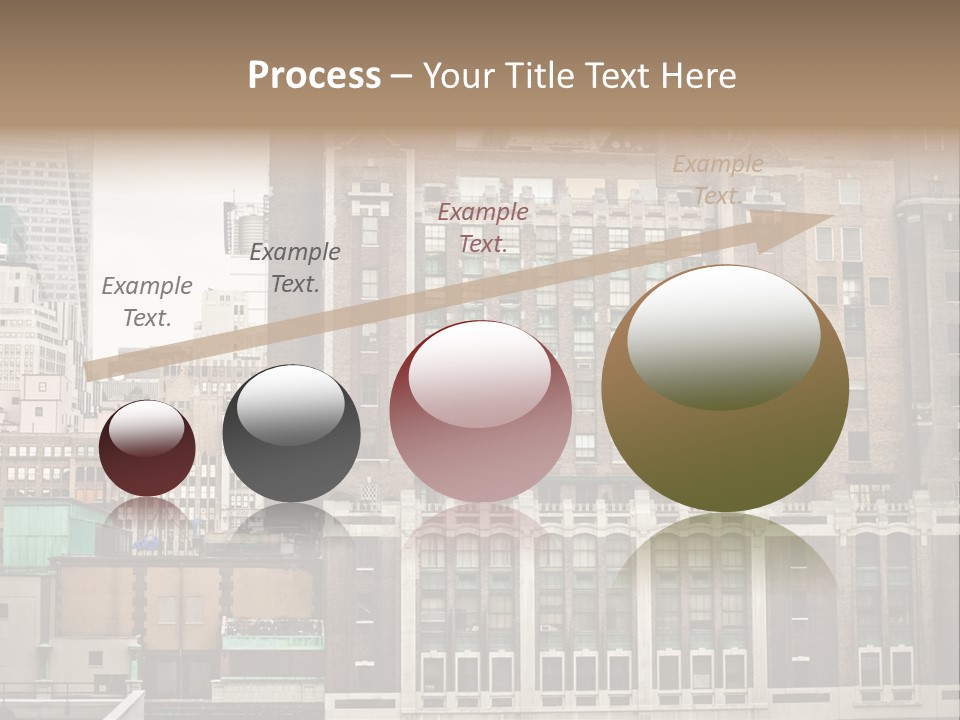 Side Manhattan Road PowerPoint Template