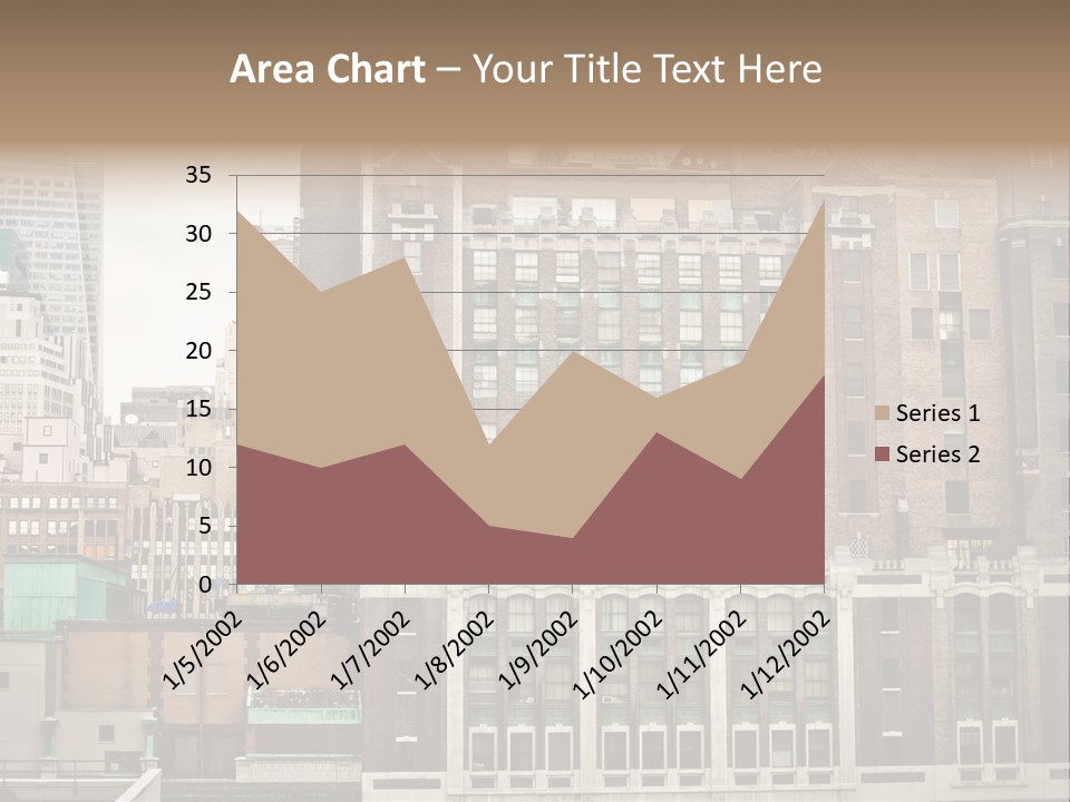 Side Manhattan Road PowerPoint Template