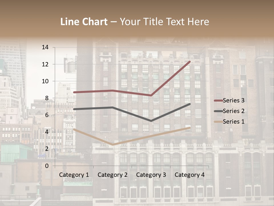 Side Manhattan Road PowerPoint Template
