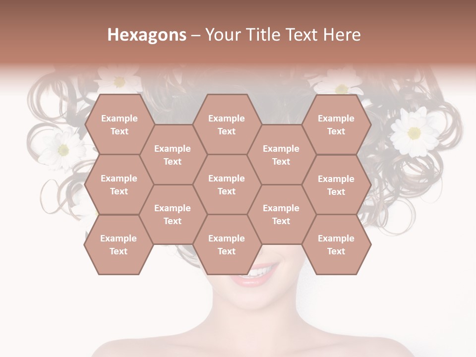 Long Chamomile Flower PowerPoint Template