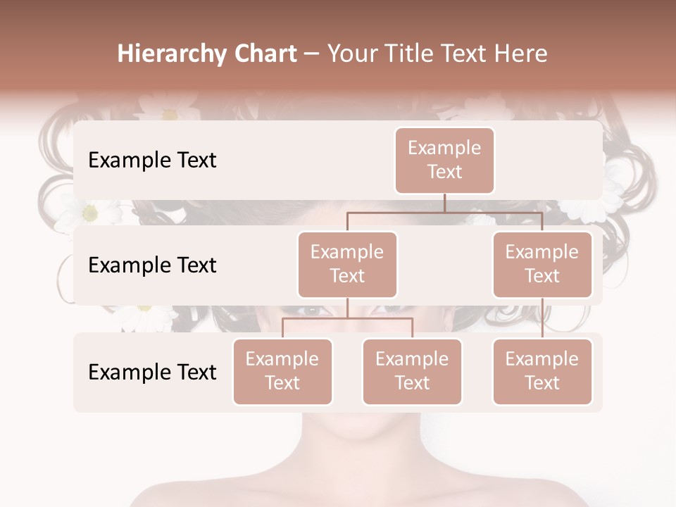 Long Chamomile Flower PowerPoint Template