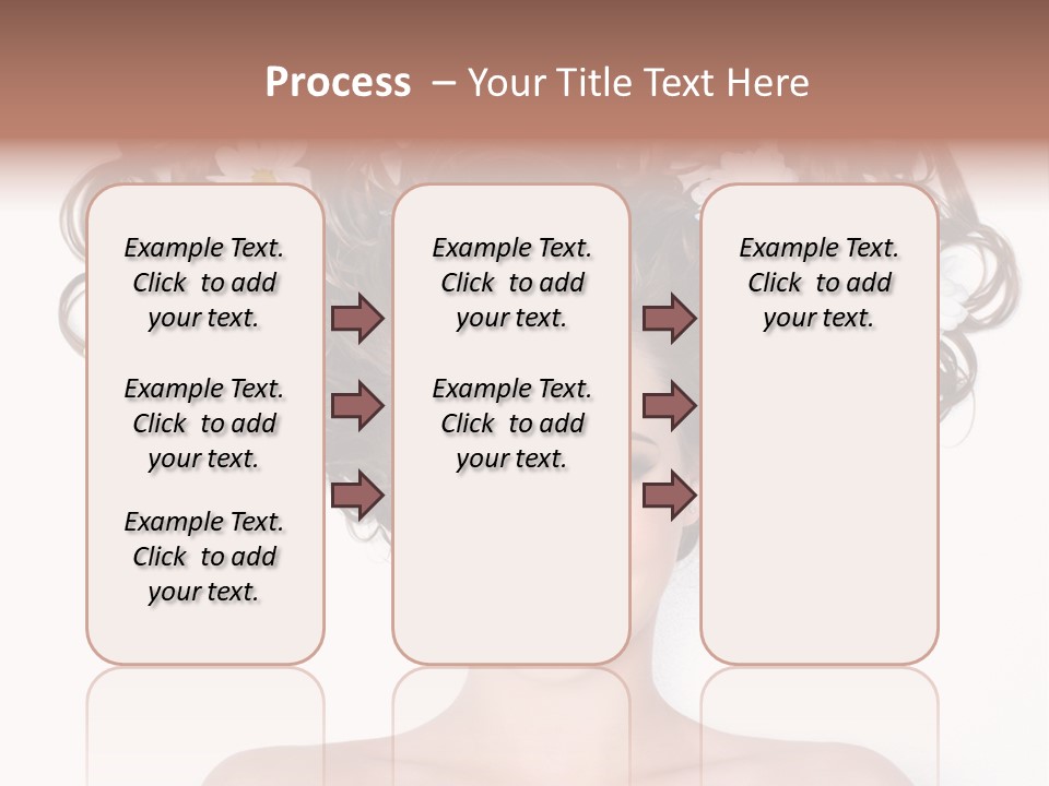 Long Chamomile Flower PowerPoint Template