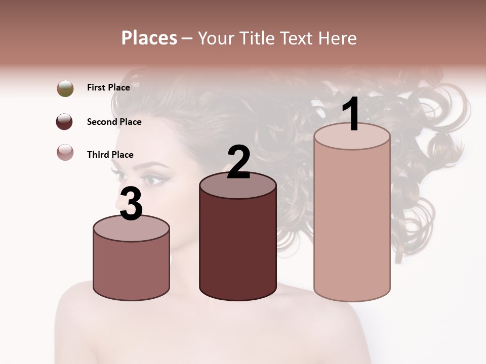 Young Brown Profile PowerPoint Template