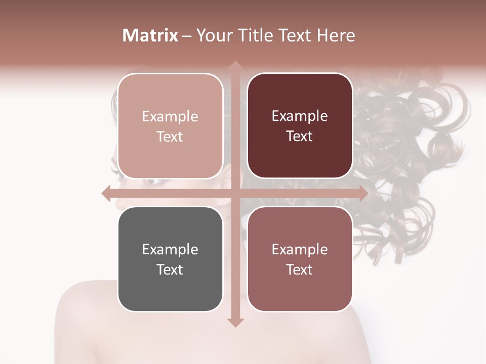 Young Brown Profile PowerPoint Template