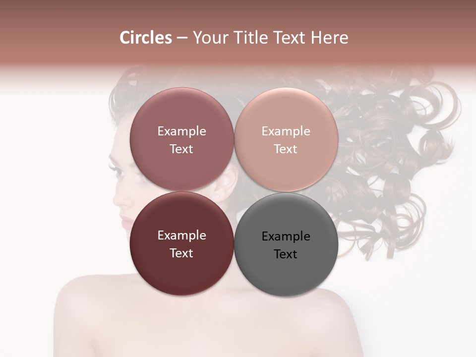 Young Brown Profile PowerPoint Template