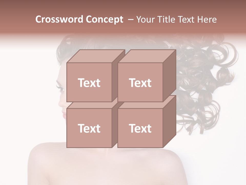 Young Brown Profile PowerPoint Template