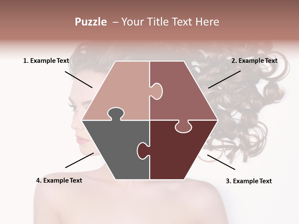 Young Brown Profile PowerPoint Template