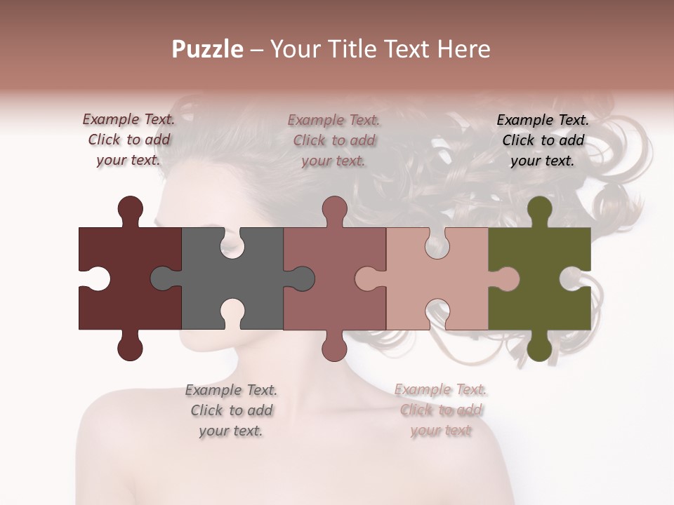 Young Brown Profile PowerPoint Template