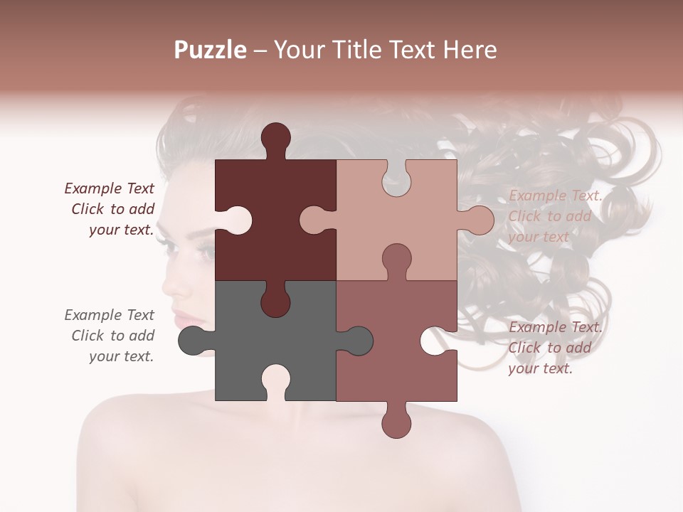 Young Brown Profile PowerPoint Template