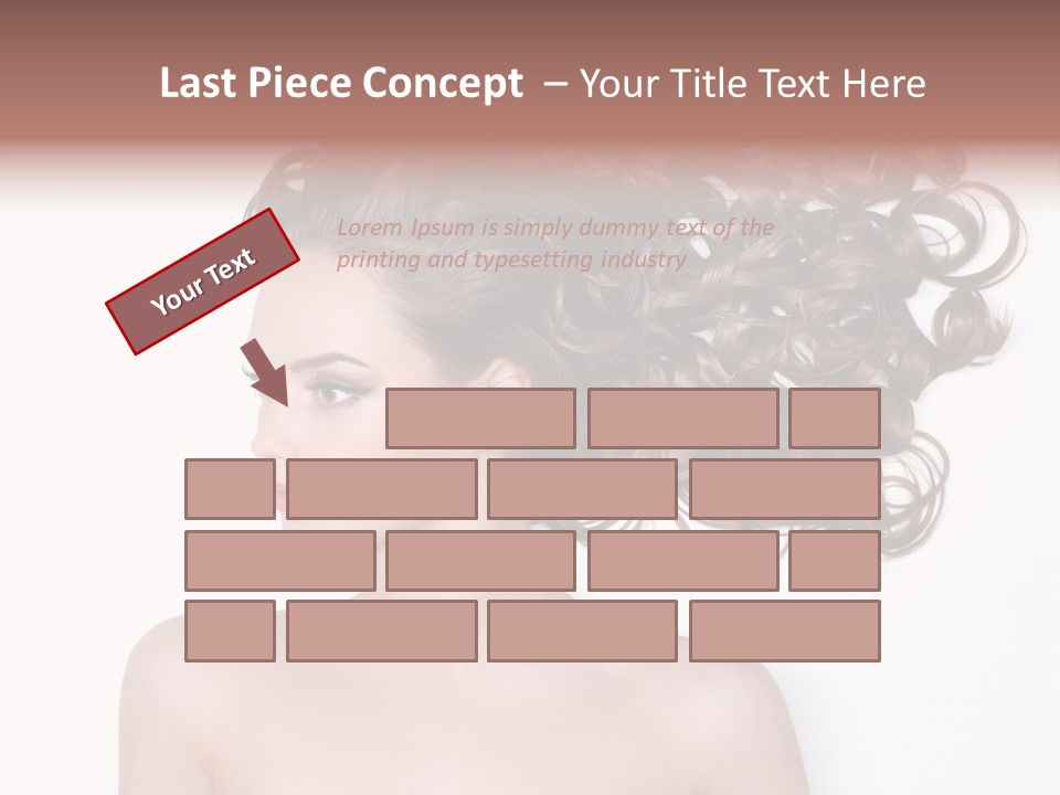 Young Brown Profile PowerPoint Template