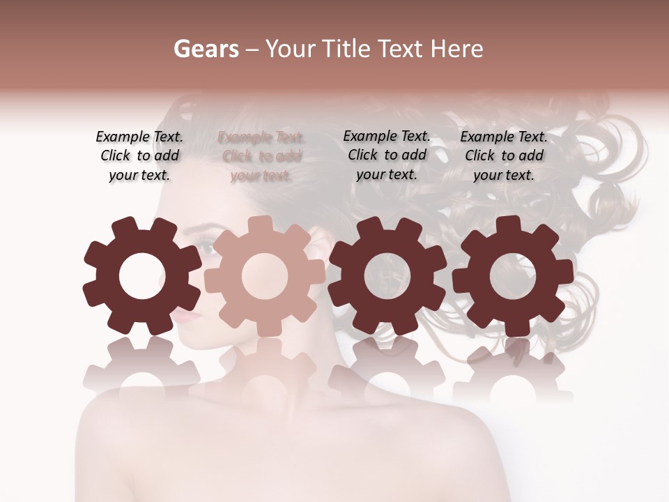 Young Brown Profile PowerPoint Template