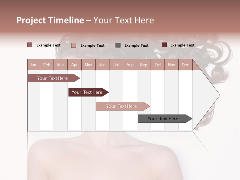 Young Brown Profile PowerPoint Template