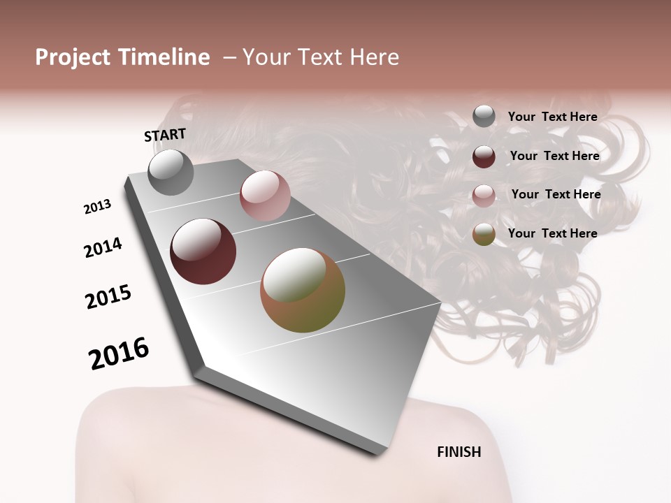 Young Brown Profile PowerPoint Template