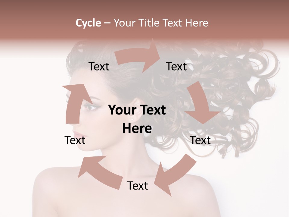 Young Brown Profile PowerPoint Template