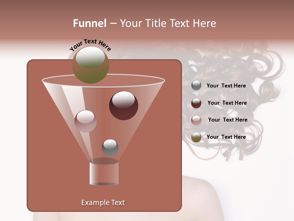 Young Brown Profile PowerPoint Template