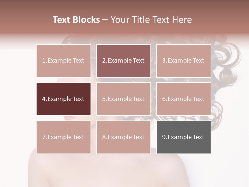 Young Brown Profile PowerPoint Template