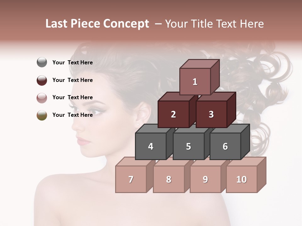 Young Brown Profile PowerPoint Template