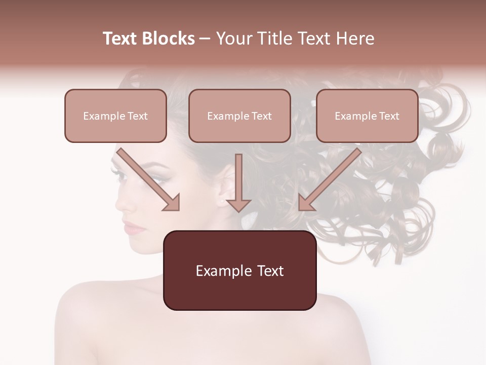 Young Brown Profile PowerPoint Template