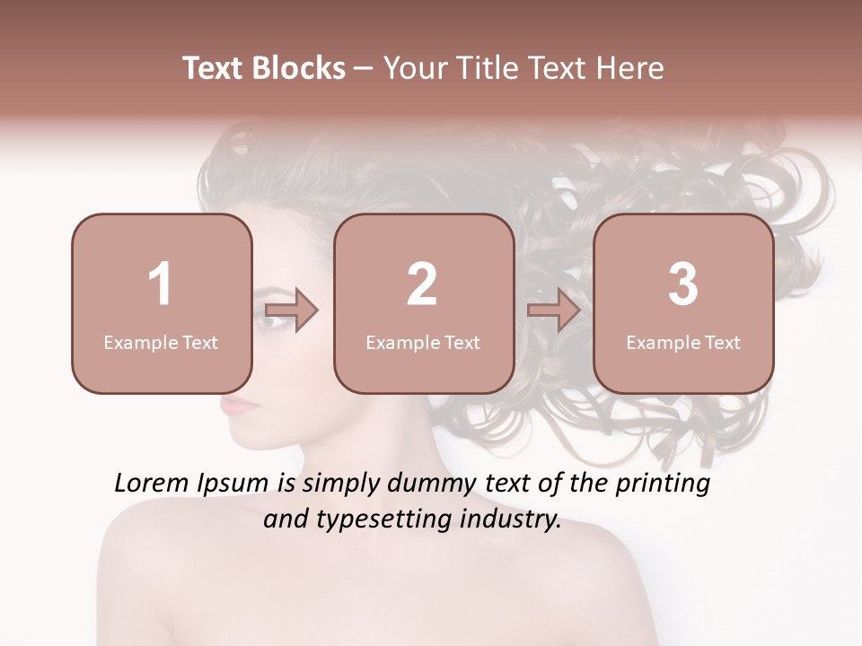 Young Brown Profile PowerPoint Template