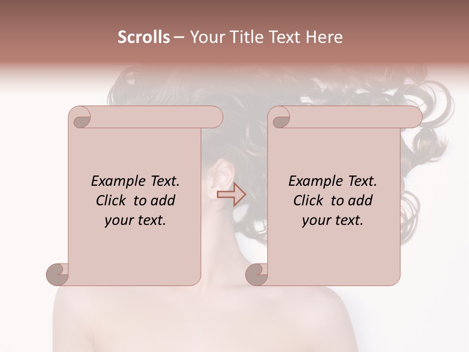 Young Brown Profile PowerPoint Template