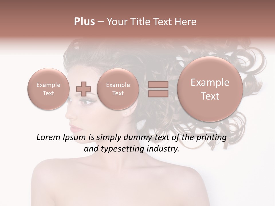 Young Brown Profile PowerPoint Template