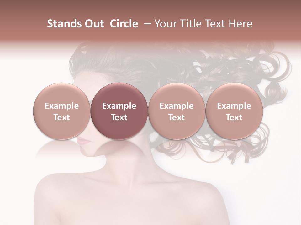 Young Brown Profile PowerPoint Template