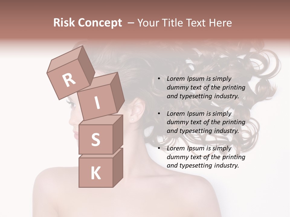 Young Brown Profile PowerPoint Template