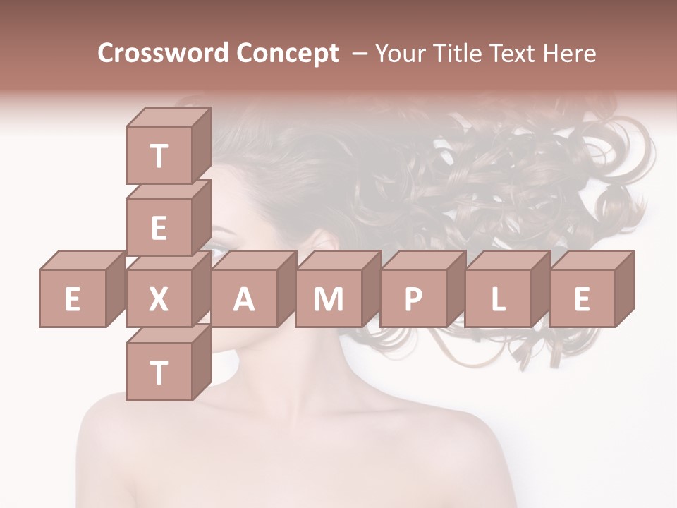 Young Brown Profile PowerPoint Template