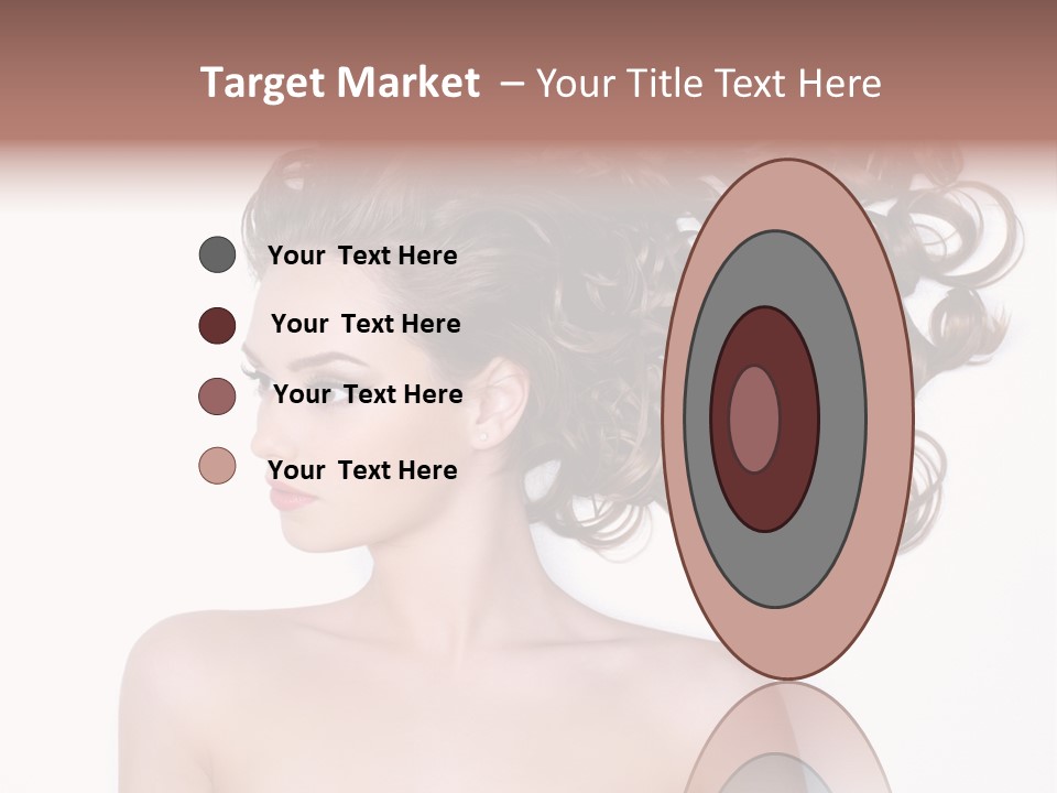 Young Brown Profile PowerPoint Template