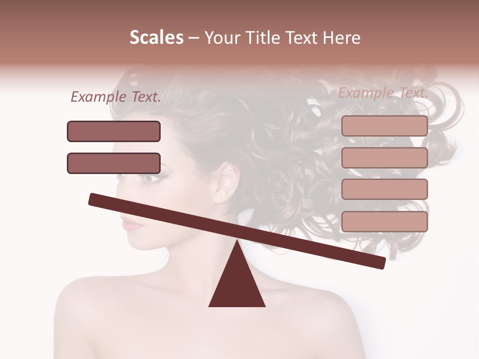 Young Brown Profile PowerPoint Template