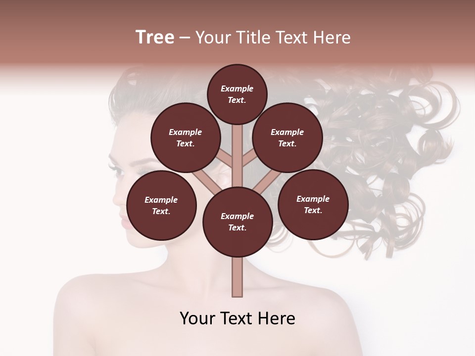 Young Brown Profile PowerPoint Template