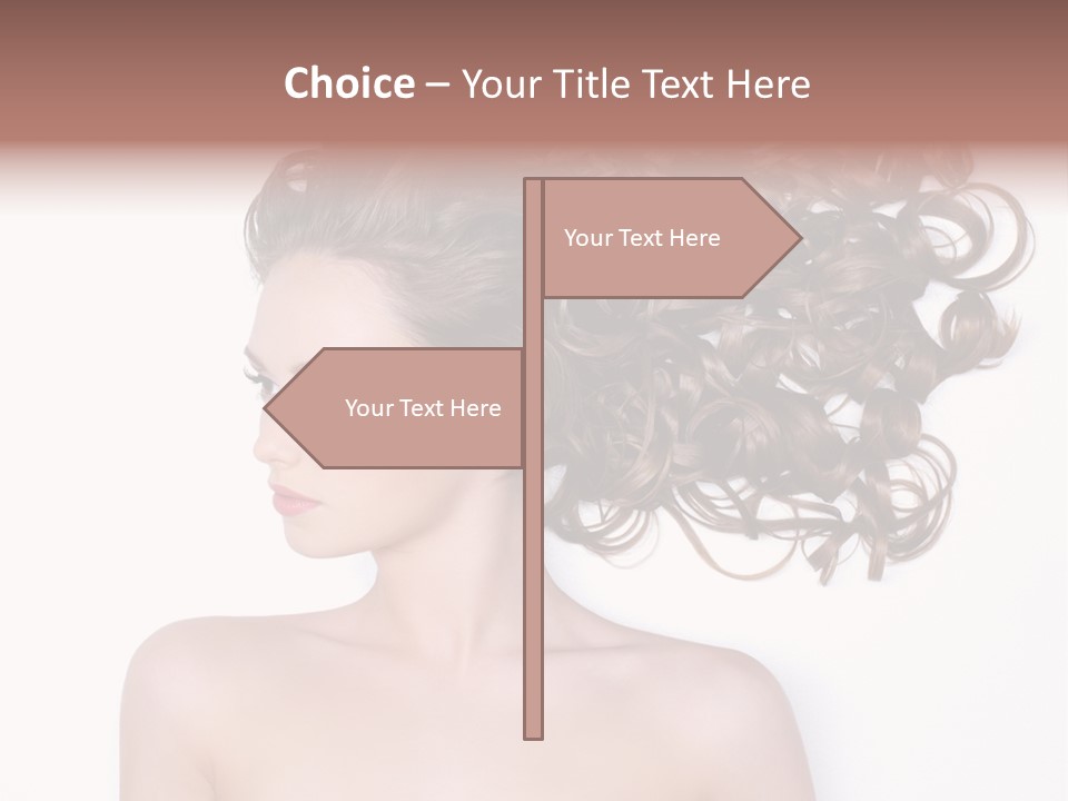 Young Brown Profile PowerPoint Template