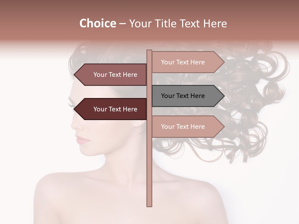 Young Brown Profile PowerPoint Template