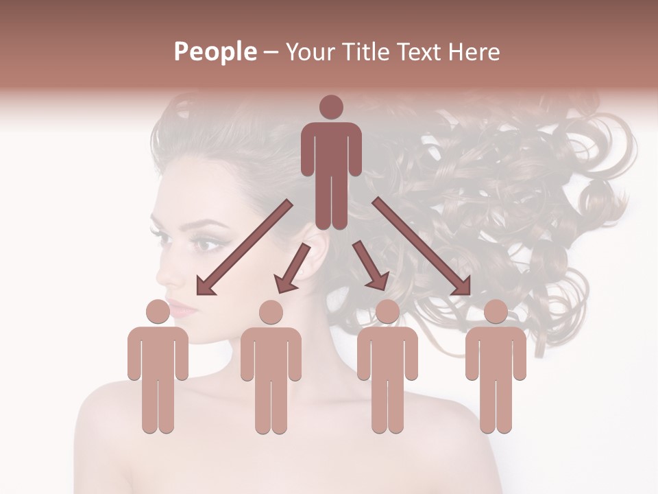 Young Brown Profile PowerPoint Template