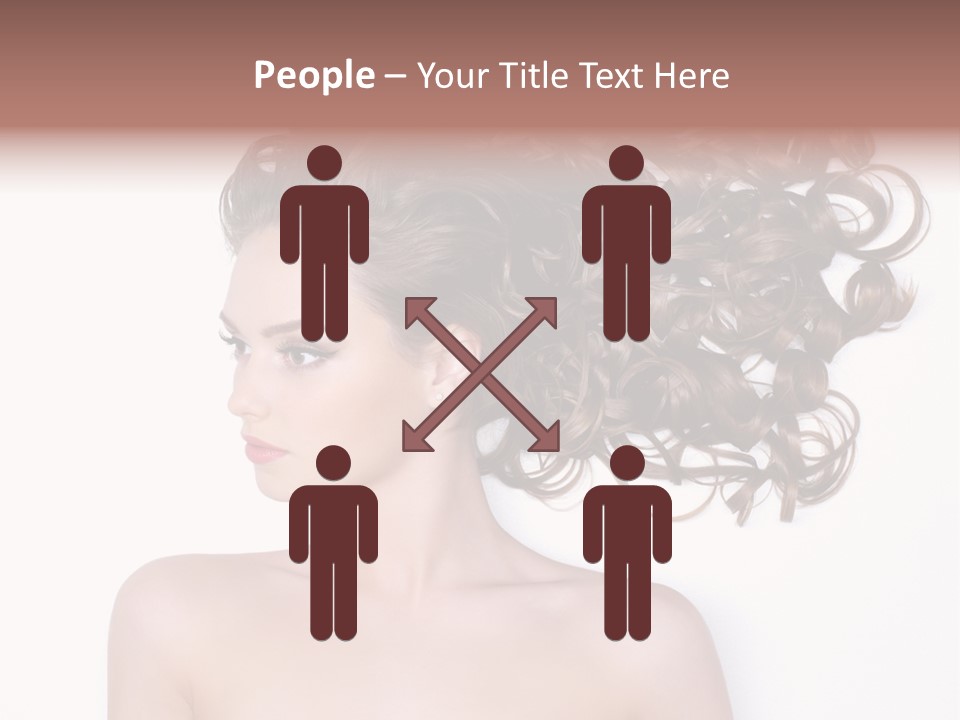 Young Brown Profile PowerPoint Template